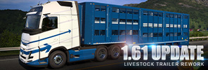ETS2 1.61 Update: Livestock Trailer Rework